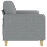 Canapé à 3 places Gris clair 180 cm Tissu 627119627119