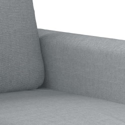 Canapé à 3 places Gris clair 180 cm Tissu 627119627119