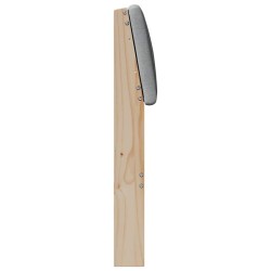 Tête de lit capitonnée Gris clair 150 cm Pin massif 627121627121