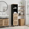 Cabinet de salle de bain Marron et Noir 38 x 33,5 x 160 cm 627126627126