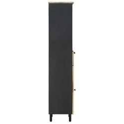 Cabinet de salle de bain Marron et Noir 38 x 33,5 x 160 cm 627126627126