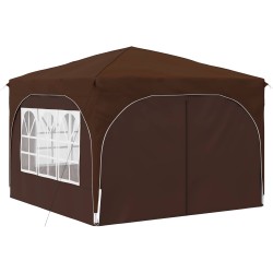 Tente de fête pop-up 290 x 290 x 245 cm Marron 627127627127