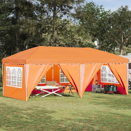 Tente de fête pop-up 575 x 288 x 245 cm Orange 627128627128