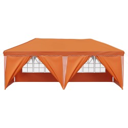 Tente de fête pop-up 575 x 288 x 245 cm Orange 627128627128