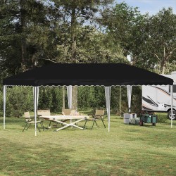 Tente de fête pop-up 575 x 290 x 245 cm Noir 627129627129