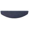 Tapis d'escalier auto-adhésifs 15 pcs Bleu 80 x 28 x 3,5 cm 627130627130