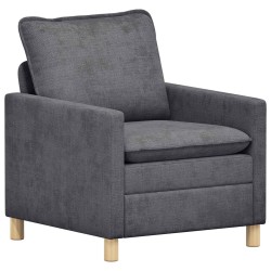 Ensemble de Canapés 2 pcs Gris foncé Polyester 627131627131