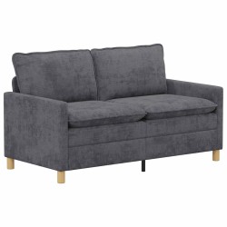 Ensemble de Canapés 2 pcs Gris foncé Polyester 627131627131