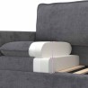 Ensemble de Canapés 2 pcs Gris foncé Polyester 627131627131