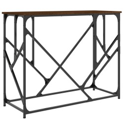 Table console chêne marron 100x40x80 cm bois d'ingénierie 627132627132
