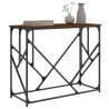 Table console chêne marron 100x40x80 cm bois d'ingénierie 627132627132