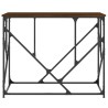 Table console chêne marron 100x40x80 cm bois d'ingénierie 627132627132