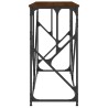 Table console chêne marron 100x40x80 cm bois d'ingénierie 627132627132