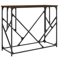 Table console chêne marron 100x40x80 cm bois d'ingénierie 627132627132