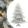 Sapin de Noël Artificiel à Branches Articulées Blanc 150 cm 627135627135