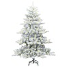 Sapin de Noël Artificiel à Branches Articulées Blanc 150 cm 627135627135