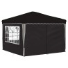 Tente de fête pop-up 288 x 288 x 245 cm Noir Tissu Oxford 627138627138