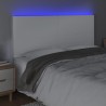 Tête de lit à LED Blanc 160x5x118/128 cm Similicuir 627139627139