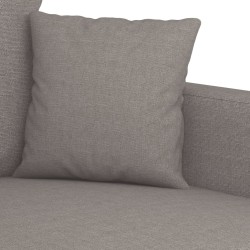 Ensemble de canapés 2 pcs avec coussins Taupe Tissu 627142627142
