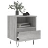 Tables de chevet 2 pcs sonoma gris 40x35x50 cm bois ingénierie 627143627143