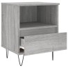 Tables de chevet 2 pcs sonoma gris 40x35x50 cm bois ingénierie 627143627143