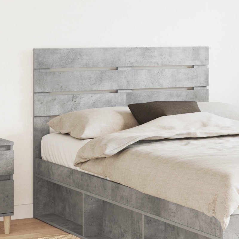 Tête de lit Gris béton Bois d'ingénierie 627145627145