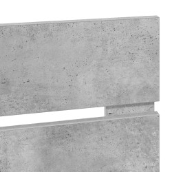 Tête de lit Gris béton Bois d'ingénierie 627145627145