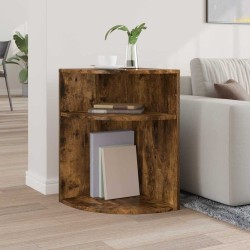Table d'appoint Chêne fumé 39,7 x 39,7 x 60 cm 627147627147