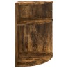 Table d'appoint Chêne fumé 39,7 x 39,7 x 60 cm 627147627147