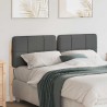 Tête de lit capitonnée Marron et gris clair 150 cm Pin massif 627148627148