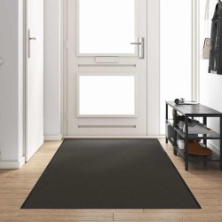 Tapis d'entrée Anthracite et noir 120 x 350 cm Polyamide et PVC 627149627149