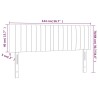 Tête de lit à LED Crème 144x5x78/88 cm Tissu 627153627153