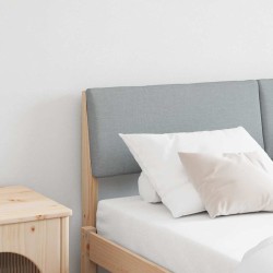 Tête de lit capitonnée Gris clair 150 cm Pin massif 627158627158