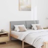 Tête de lit capitonnée Gris clair 150 cm Pin massif 627158627158