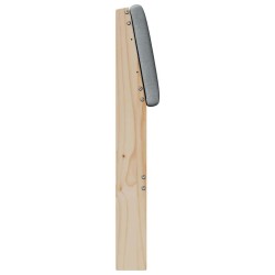 Tête de lit capitonnée Gris clair 150 cm Pin massif 627158627158