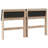Tête de lit capitonnée Gris clair 150 cm Pin massif 627158627158