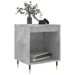 Tables de chevet 2 pcs gris béton 40x35x50 cm bois d’ingénierie 627159627159