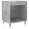 Tables de chevet 2 pcs gris béton 40x35x50 cm bois d’ingénierie 627159627159