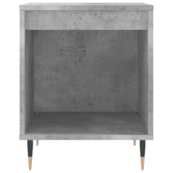 Tables de chevet 2 pcs gris béton 40x35x50 cm bois d’ingénierie 627159627159