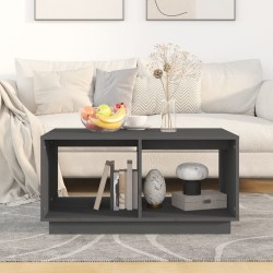 Table basse Gris 80x50x40 cm Bois massif de pin 627161627161