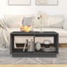 Table basse Gris 80x50x40 cm Bois massif de pin 627161627161