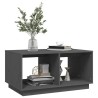Table basse Gris 80x50x40 cm Bois massif de pin 627161627161