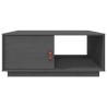 Table basse Gris 80x50x35,5 cm Bois massif de pin 627162627162