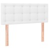Tête de lit à LED Blanc 90x5x78/88 cm Similicuir 627163627163