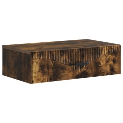 Table d'appoint murale Chêne fumé 59 x 34,5 x 17 cm 627165627165