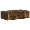 Table d'appoint murale Chêne fumé 59 x 34,5 x 17 cm 627165627165