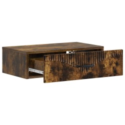 Table d'appoint murale Chêne fumé 59 x 34,5 x 17 cm 627165627165