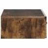 Table d'appoint murale Chêne fumé 59 x 34,5 x 17 cm 627165627165