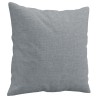 Canapé 3 places avec oreillers gris clair 180 cm tissu 627166627166