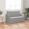 Canapé-Lit Gris clair 124 x 71 x 78 cm Velours 627169627169